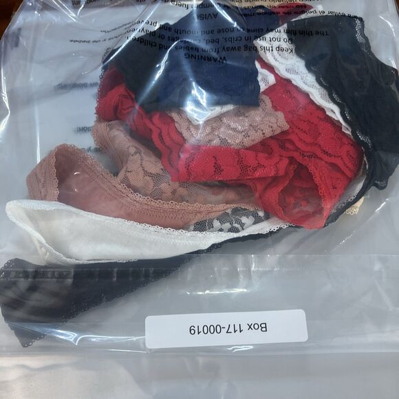 INC International Concepts Lace Thong Underwear Womens XL Assorted Colors 5 Pack - Picture 8 of 11